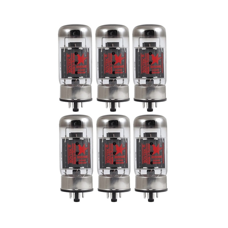 Sovtek 6550WE, selected amplifier tubes matched in SEXTET
