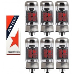 Sovtek 6550WE, selected amplifier tubes matched in SEXTET