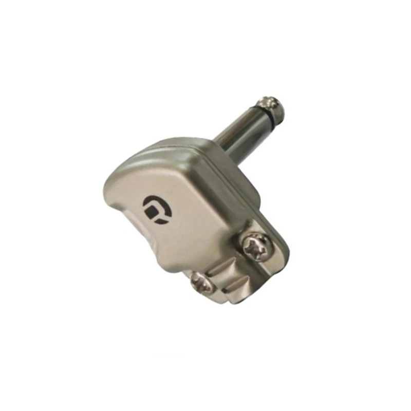 REAN RP2RCF-D, pancake plug 6,35mm mono, angolato 90° a basso profilo