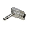 REAN RP2RCF-D, pancake plug 6,35mm mono, angled 90° low profile
