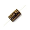 TAD Gold Cap 250uf 25V, condensatore elettrolitico bipolare assiale ø16x27mm