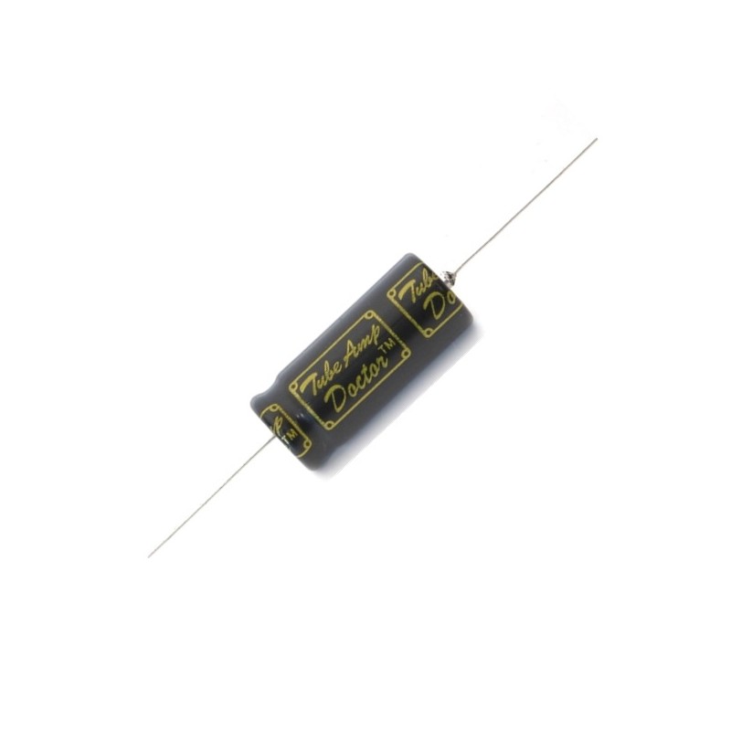 TAD Gold Cap 5uf 50V, axial electrolytic capacitor ø5x13mm