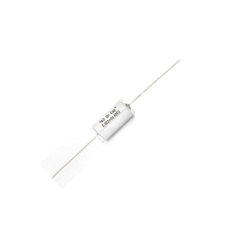 TAD Vintage Oil Caps 0,002uF 600V, axial aluminum/oil capacitor