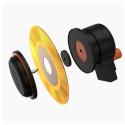HumminGuru EZ, lavadischi LP manuale con accessori