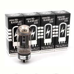 TAD Blackplate 6L6GC-STR, RCA style, premium selected amplifier tubes matched in QUAD