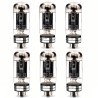 TAD Blackplate 6L6GC-STR, RCA style, premium selected amplifier tubes matched in SEXTET