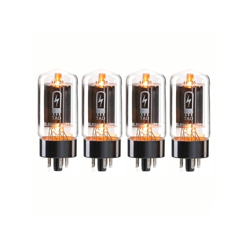 TAD Blackplate 6L6WGC-STR, RCA style, premium selected amplifier tubes matched in QUAD