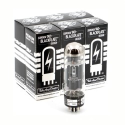 TAD EL34-STR Blackplate, valvole amplificatrici selezionate in SESTETTO