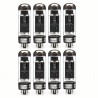 TAD EL34-STR Blackplate, selected amplifier tubes matched in OCTET