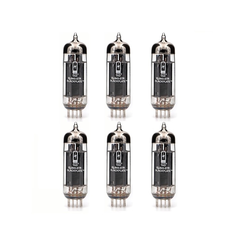 TAD EL84S-STR Blackplate, selected amplifier tubes matched in SEXTET