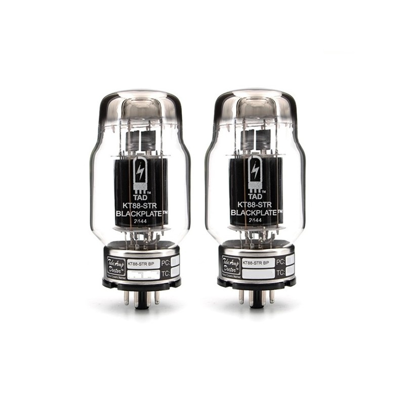 TAD KT88-STR Blackplate, selected amplifier tubes matched in PAIR