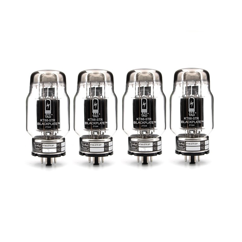 TAD KT88-STR Blackplate, selected amplifier tubes matched in QUAD
