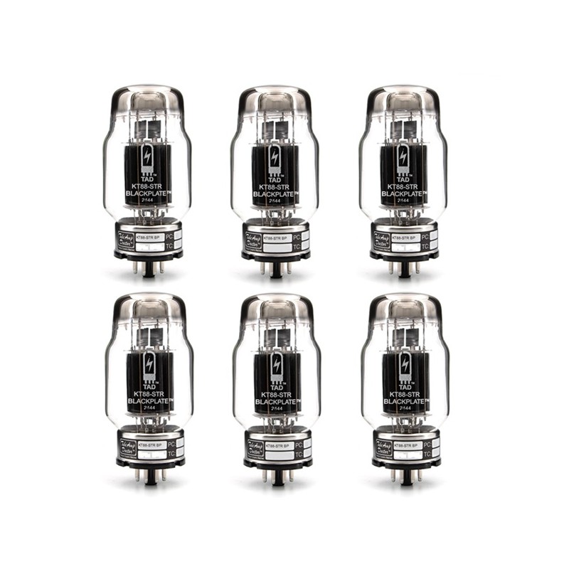 TAD KT88-STR Blackplate, selected amplifier tubes matched in SEXTET