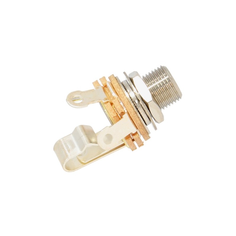 Switchcraft L12A, jack 6,35mm MONO, bussola lunga, circuito chiuso