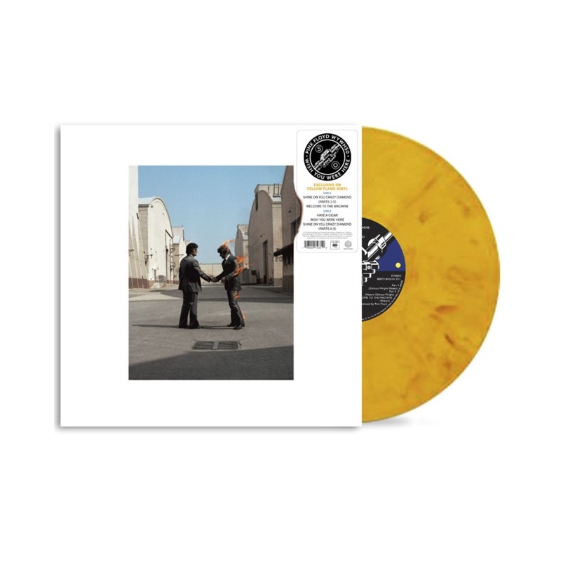 Pink Floyd: Wish You Were Here, LP, 50th ann. "Yellow Flame" Vinyl, Sony 0198029746310