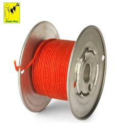 Bugle Boy 23awg ORANGE, cloth covered wire (1 mt.)