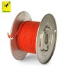 Bugle Boy 23awg ORANGE, cloth covered wire (1 mt.)