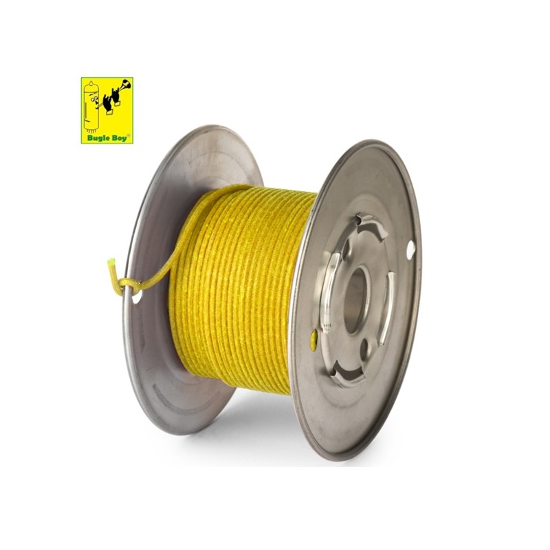 Bugle Boy 23awg GIALLO, cavo per cablaggi rivestito in stoffa (1 mt.)