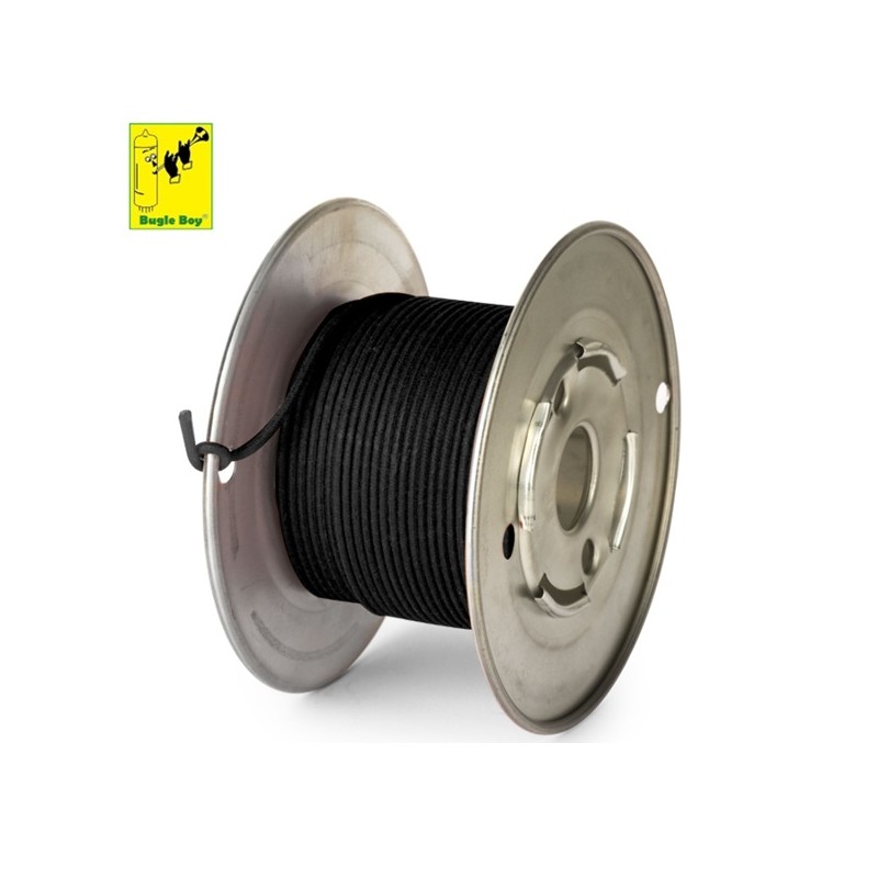 Bugle Boy 23awg NERO, cavo per cablaggi rivestito in stoffa (1 mt.)
