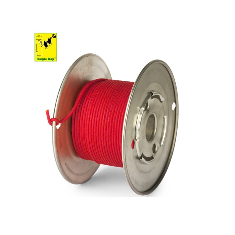 Bugle Boy 23awg ROSSO, cavo per cablaggi rivestito in stoffa (1 mt.)