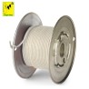 Bugle Boy 23awg WHITE, cloth covered wire (1 mt.)