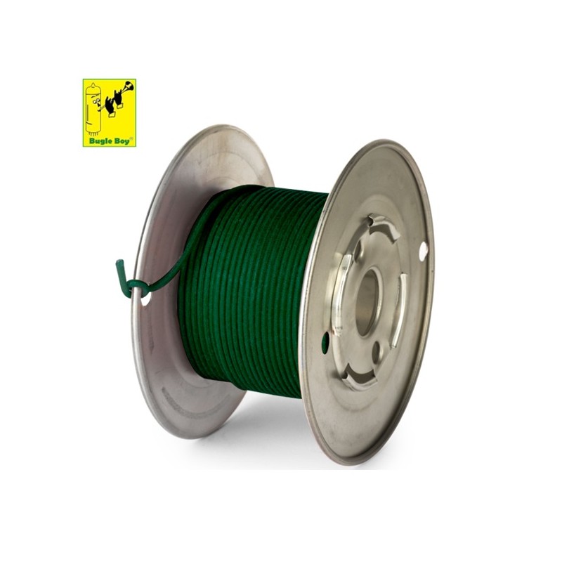 Bugle Boy 23awg VERDE, cavo per cablaggi rivestito in stoffa (1 mt.)