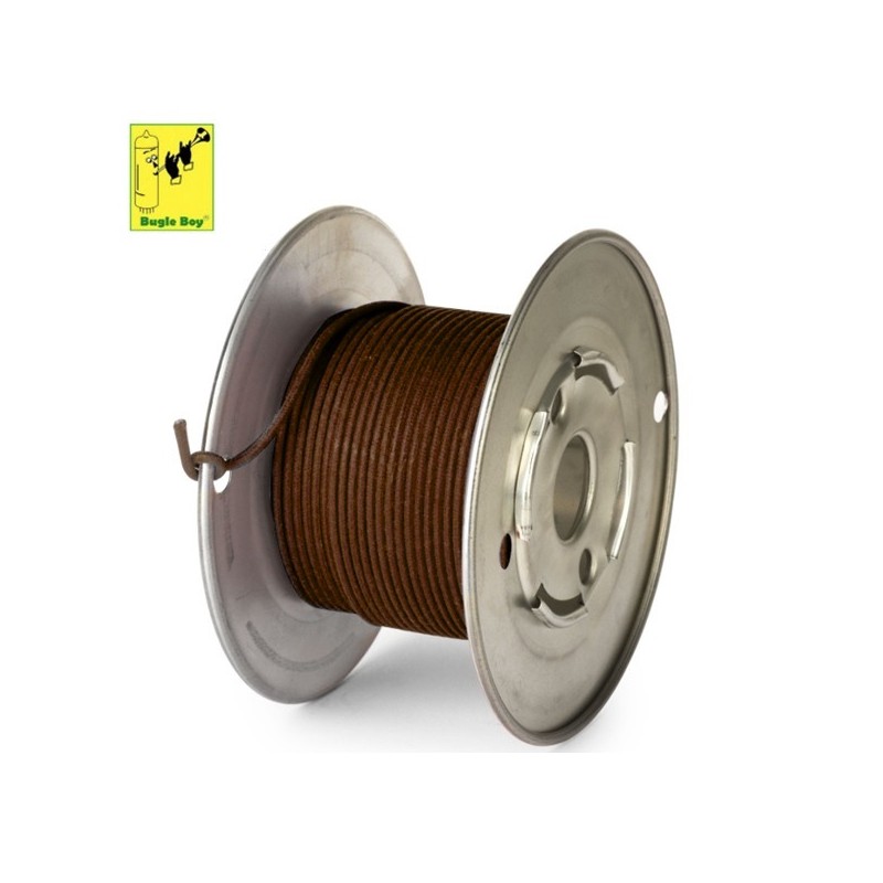 Bugle Boy 23awg BROWN, cloth covered wire (1 mt.)