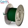 Gavitt 18awg ''solid core'' VERDE, cavo rivestito in stoffa (1 mt.)