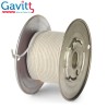 Gavitt 22awg ''solid core'' BIANCO, cavo rivestito in stoffa (1 mt.)