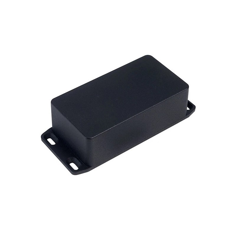 Hammond 1590B2FLBK, contenitore NERO flangiato in alluminio pressofuso, IP54