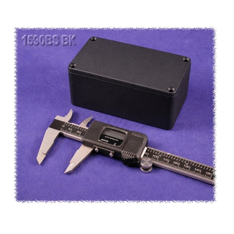 Hammond 1590BSBK, contenitore NERO alluminio pressofuso