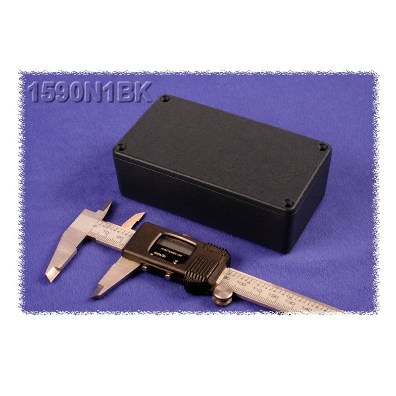 Hammond 1590N1BK, contenitore NERO alluminio pressofuso, IP54