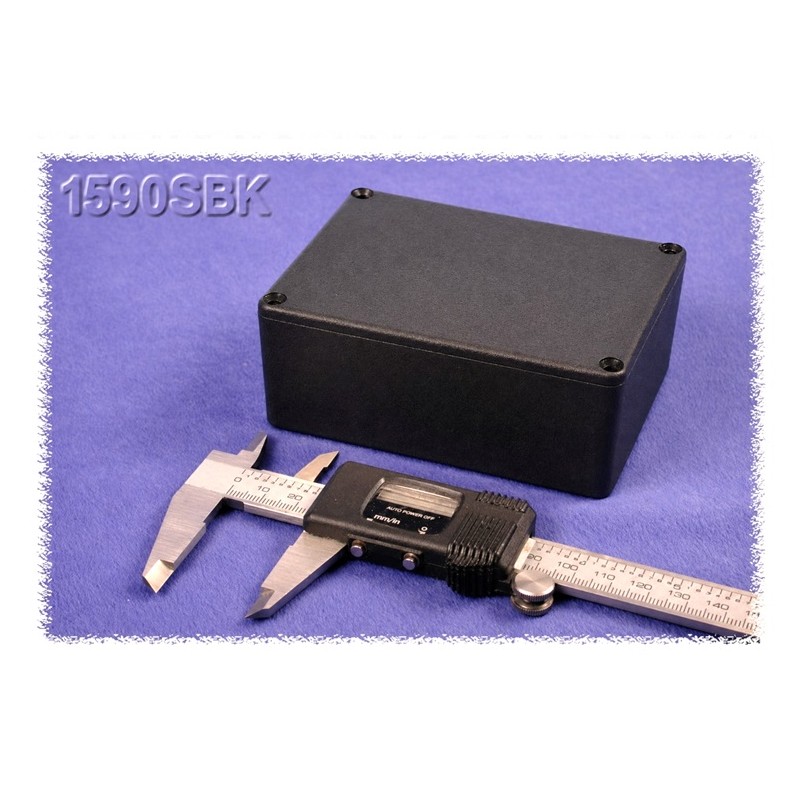 Hammond 1590SBK, contenitore NERO alluminio pressofuso, IP54