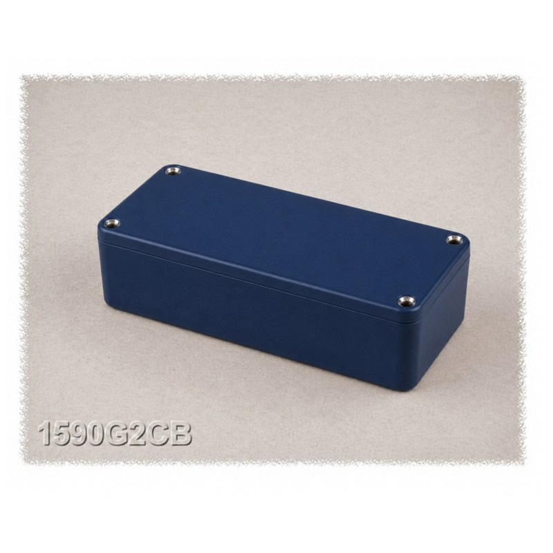 Hammond 1590G2CB, BLUE COBALT diecast enclosure