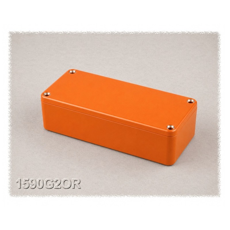 Hammond 1590G2OR, contenitore alluminio pressofuso ARANCIONE