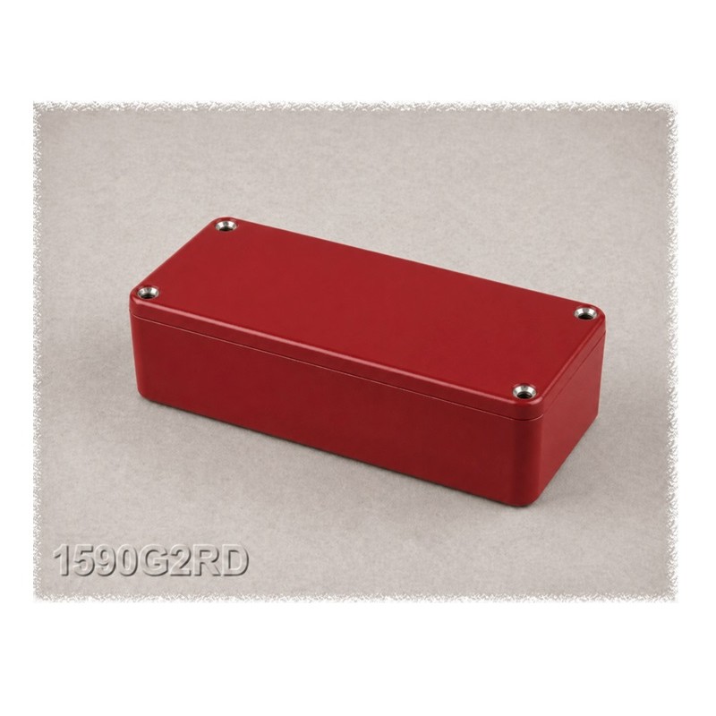 Hammond 1590G2RD, RED diecast enclosure