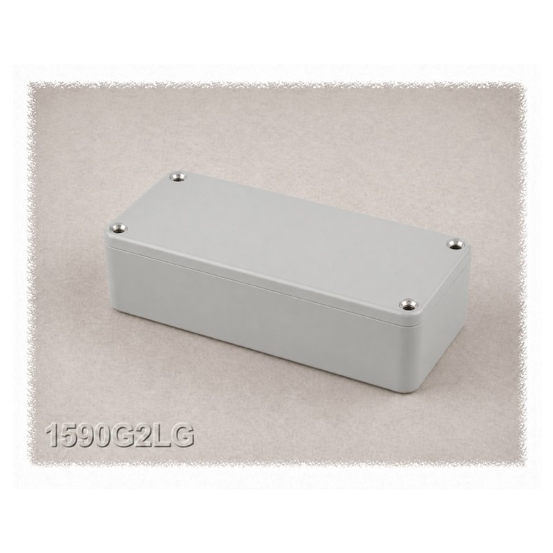 Hammond 1590G2LG, contenitore alluminio pressofuso GRIGIO CHIARO