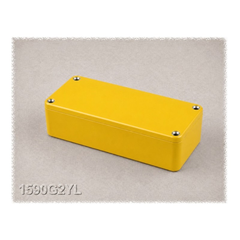 Hammond 1590G2YL, contenitore alluminio pressofuso GIALLO