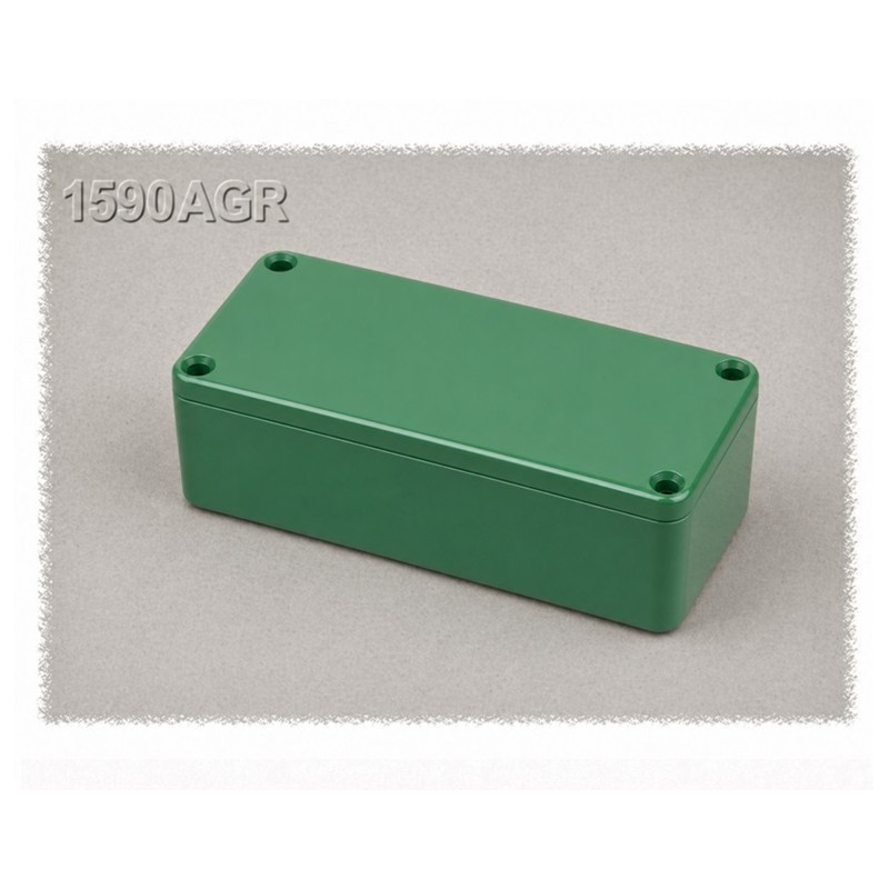 Hammond 1590AGR, contenitore alluminio pressofuso VERDE