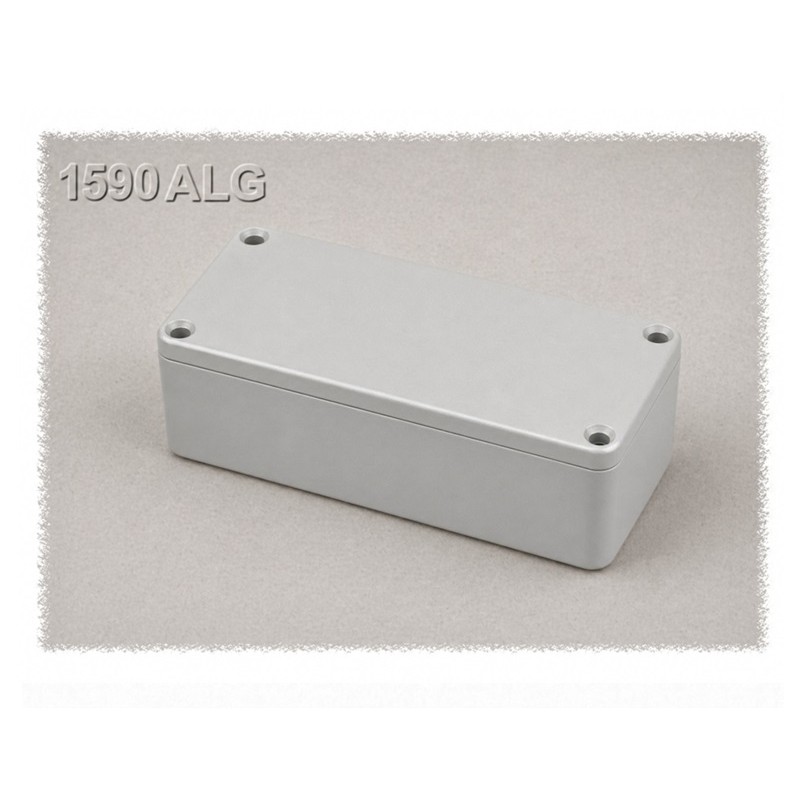 Hammond 1590ALG, contenitore alluminio pressofuso GRIGIO CHIARO