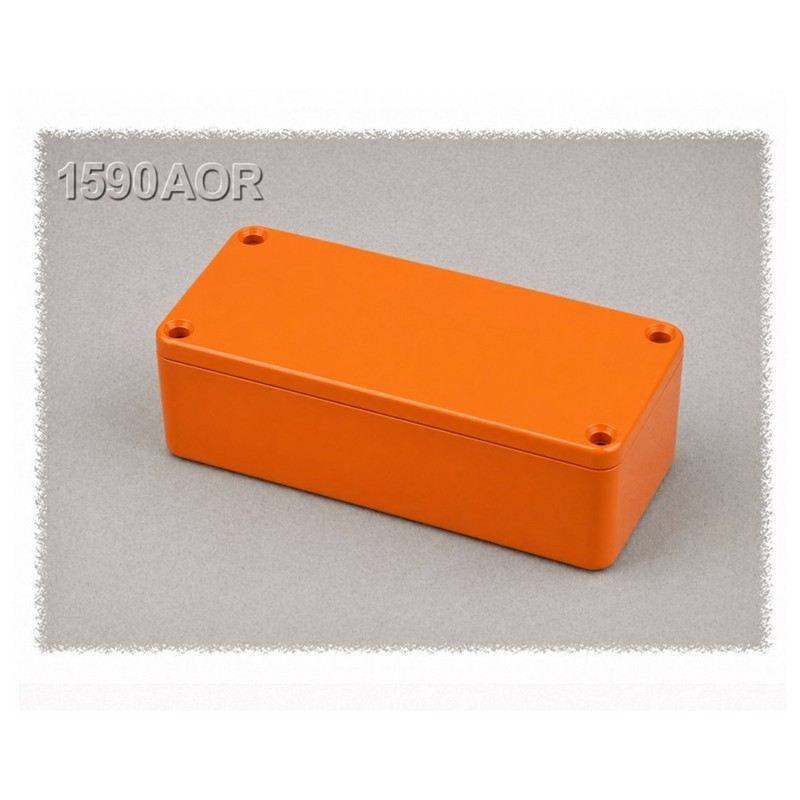 Hammond 1590AOR, ORANGE diecast enclosure