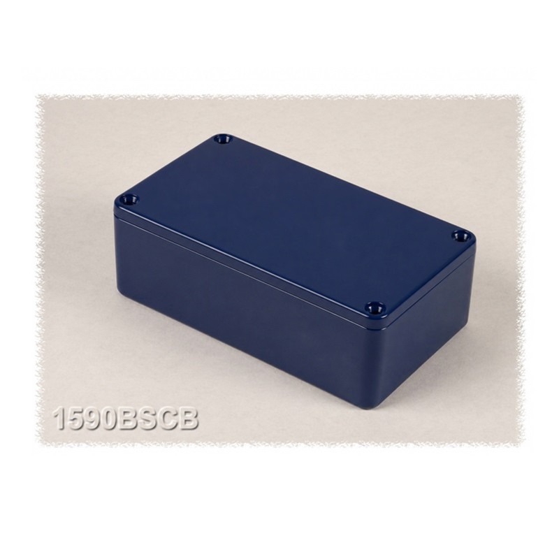 Hammond 1590BSCB, contenitore alluminio pressofuso BLU COBALTO