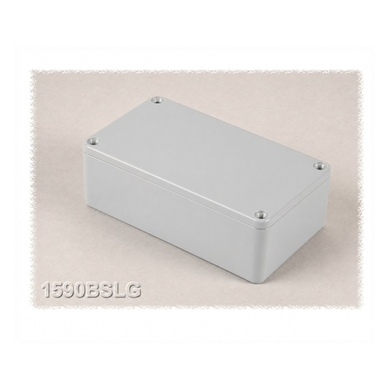 Hammond 1590BSLG, contenitore alluminio pressofuso GRIGIO CHIARO