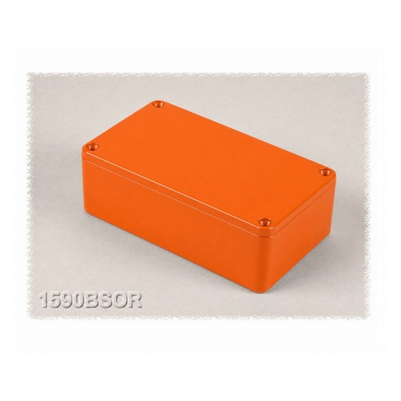 Hammond 1590BSOR, contenitore alluminio pressofuso ARANCIONE