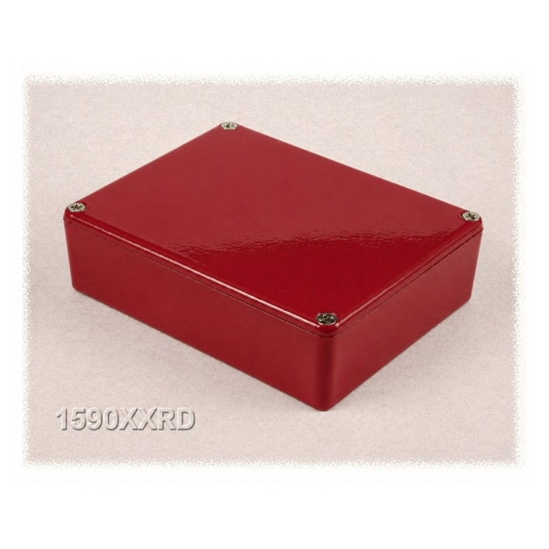 Hammond 1590XXRD, diecast aluminum RED enclosure