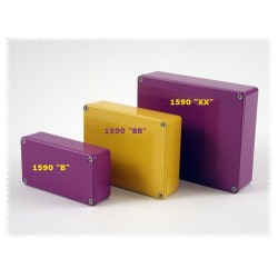 Hammond 1590XXYL, diecast aluminum YELLOW enclosure
