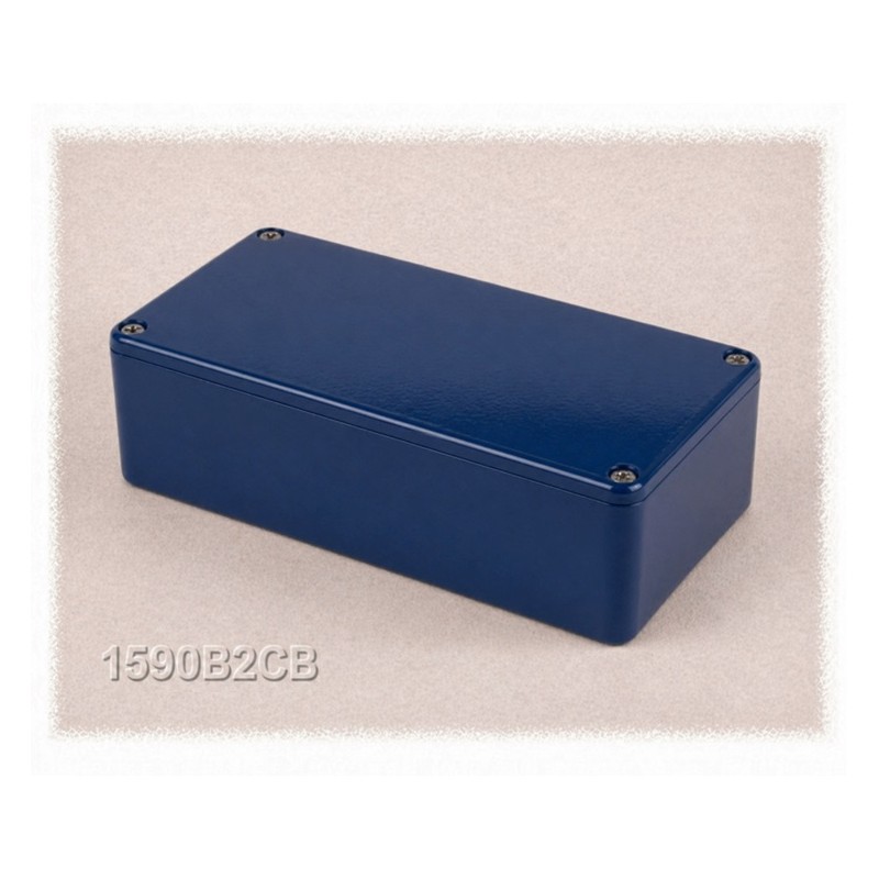Hammond 1590B2CB, contenitore BLU COBALTO in alluminio pressofuso
