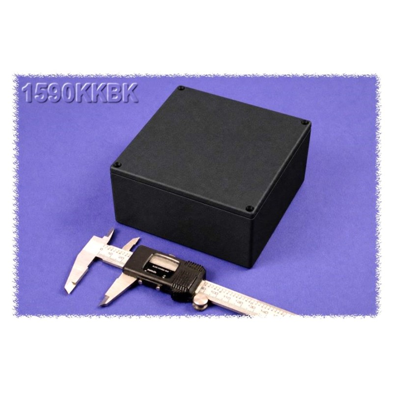 Hammond 1590KKBK, contenitore BLACK alluminio pressofuso, IP54