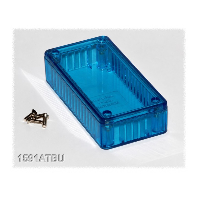 Hammond 1591ATBU, contenitore policarbonato trasparente blu, IP54