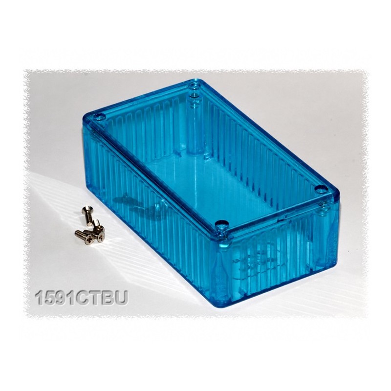 Hammond 1591CTBU, contenitore policarbonato trasparente blu, IP54